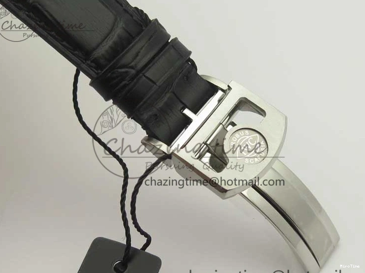 MIROTIME 0516 Portuguese Chrono SS ZF 1:1 Best Edition Gray Dial SS On Black Leather Strap A ZipUp 7215